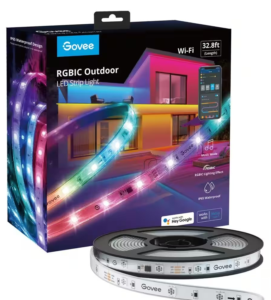 Govee RGBIC LED Strip Light black box