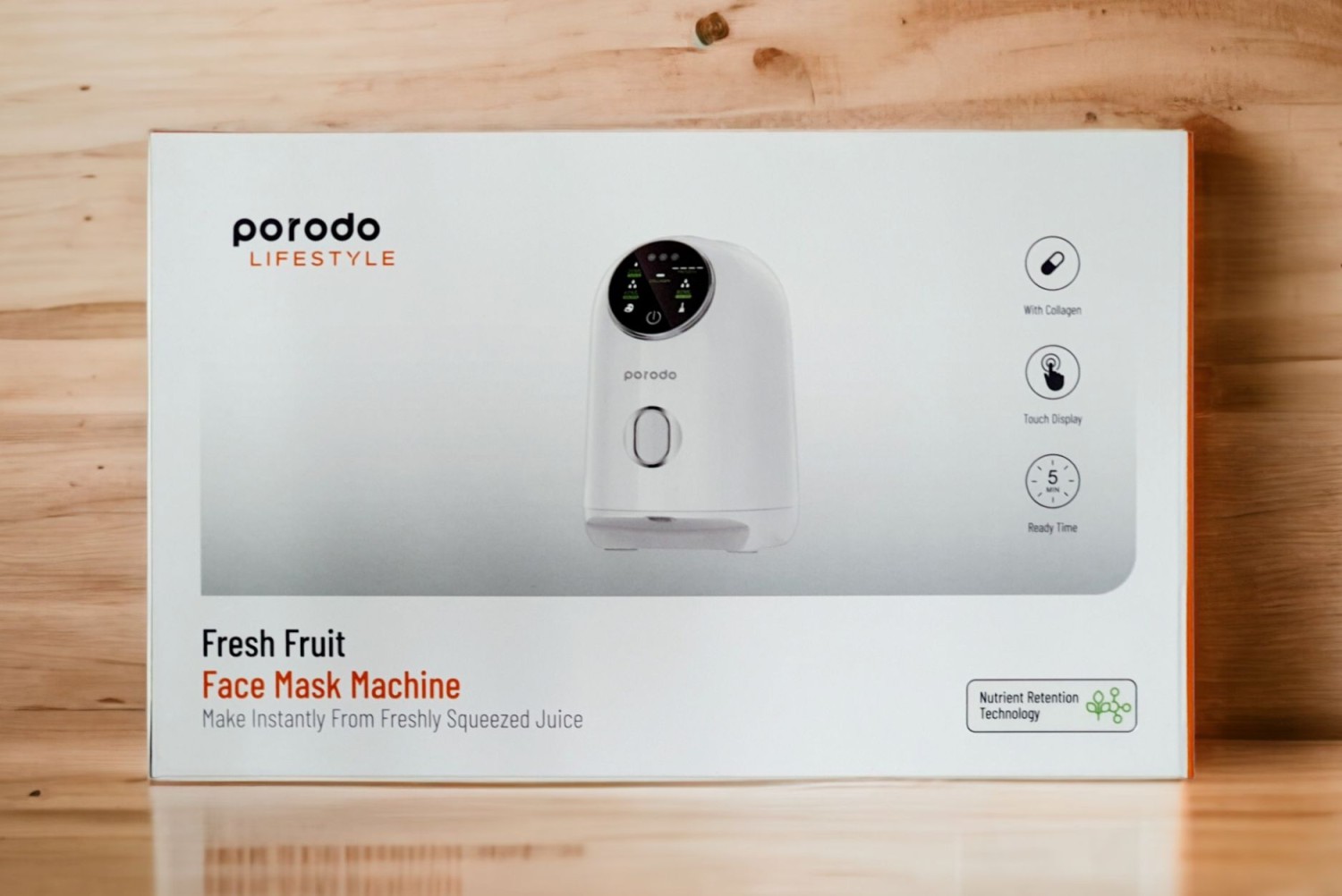 Porodo Lifestyle Fresh Fruit Face Mask Machine