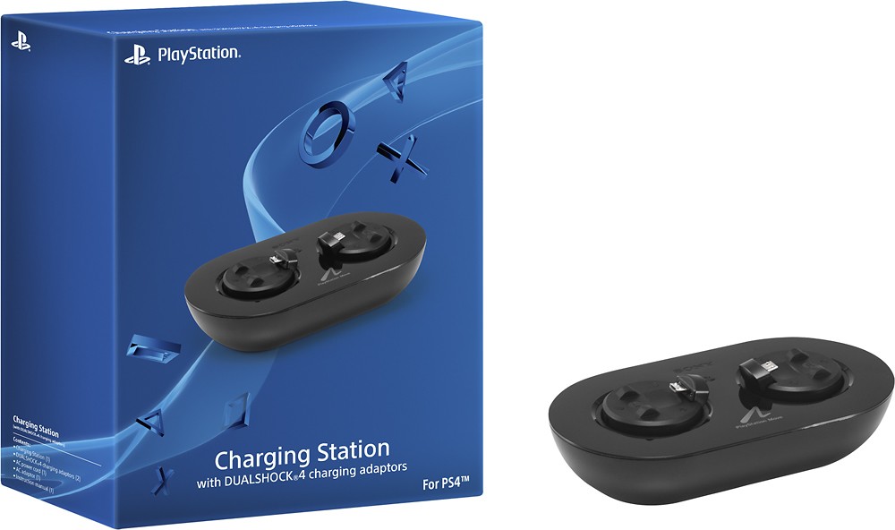 CHARGING STATION WITH DUALSHOCK 4 CHARGING ADAPTORS
