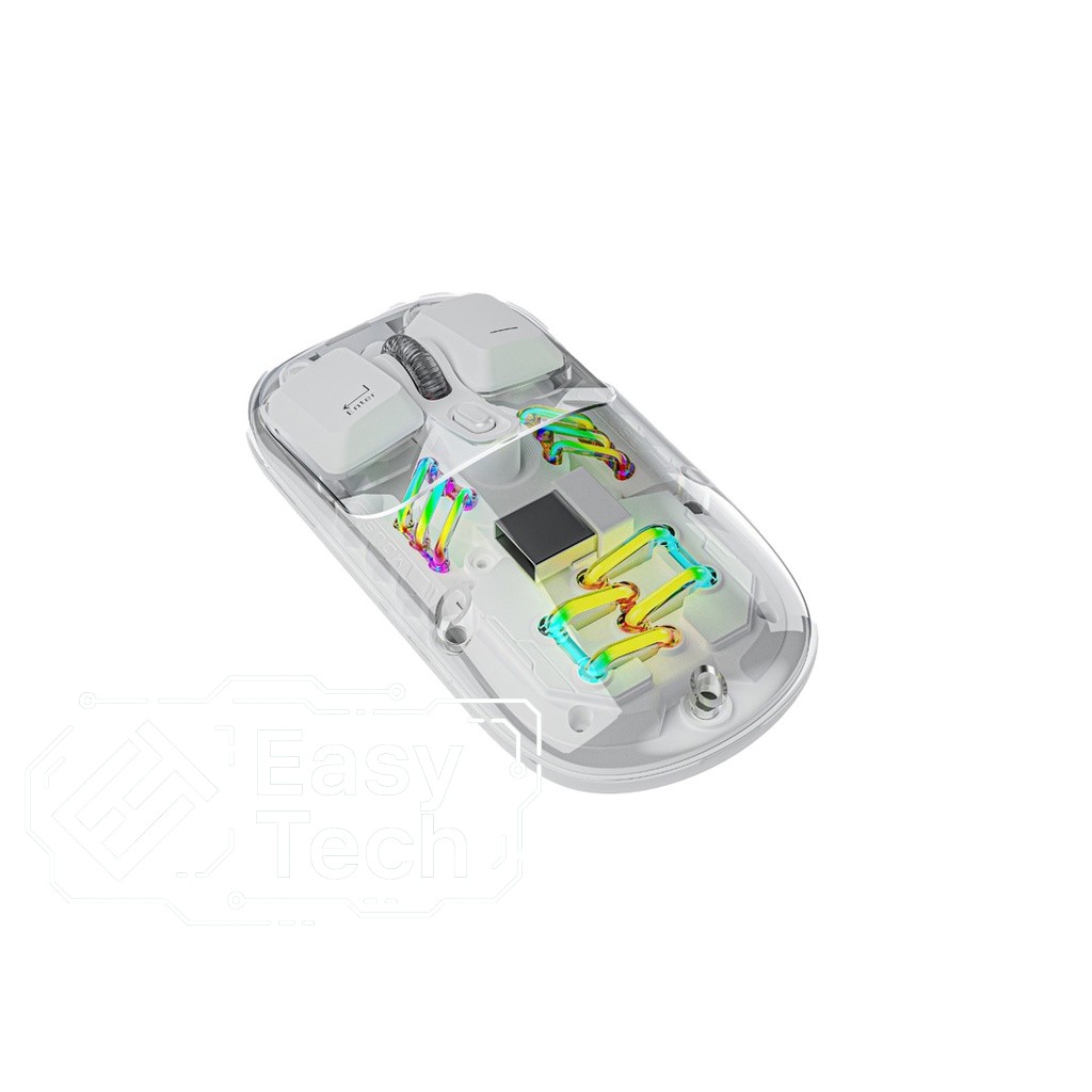 Porodo Transparent Dual-mode Wireless Mouse