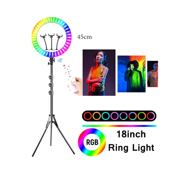 RGB Led 3D-45 Livestreaming Lamp Ring Light