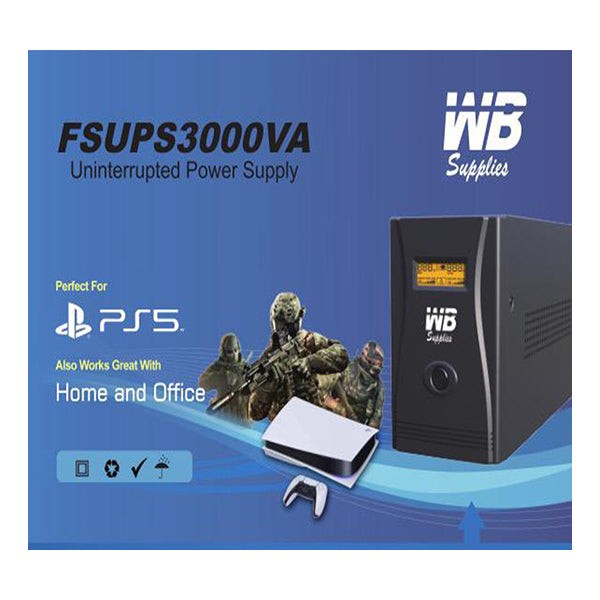 UPS 3000VA For PS5 WB Supplies