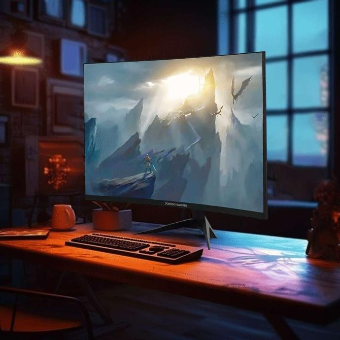Porodo Wide Curved Screen Gaming Monitor PDX523