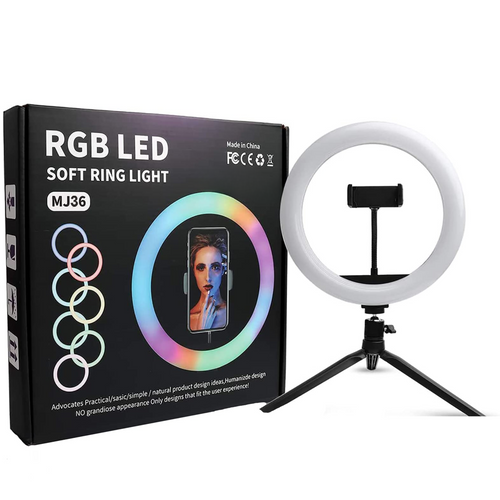 RGB Led Soft Ring Light MJ36