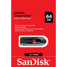 SanDisk Cruzer Glide USB 2.0 Flash Drive 64GB