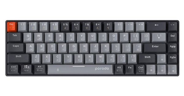 Porodo 68-Keys Wireless Mechanical Keyboard