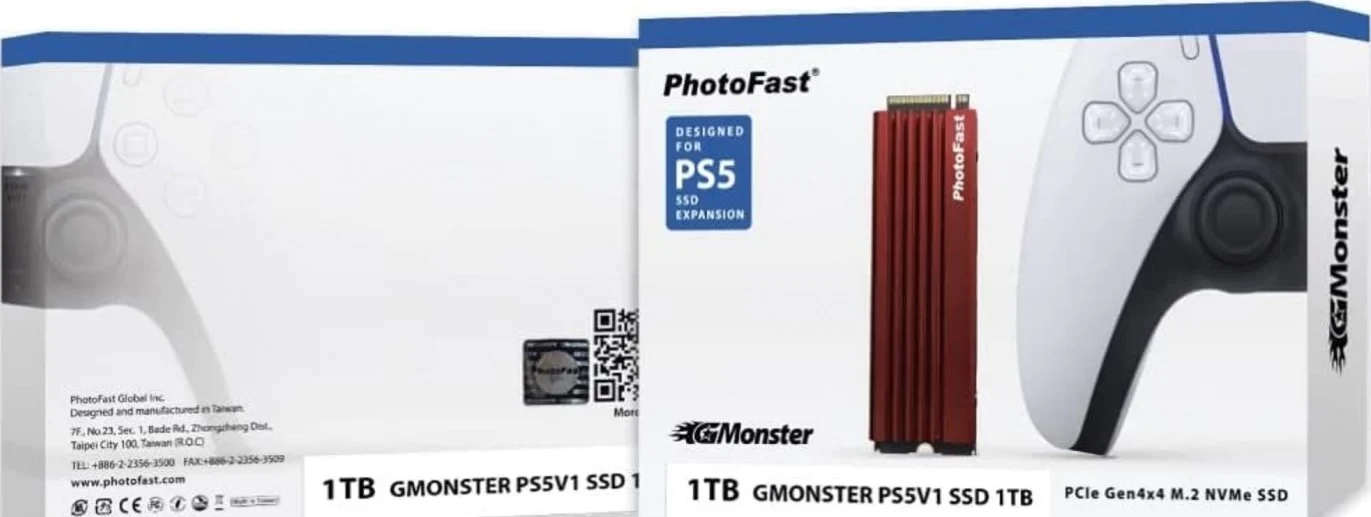 Photofast Designed For PS5 SSD With Heatsink 1TB