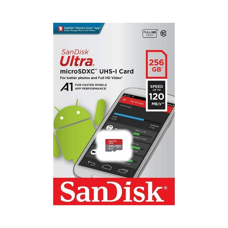 SanDisk Ultra microSDXC UHS-I Card 256GB