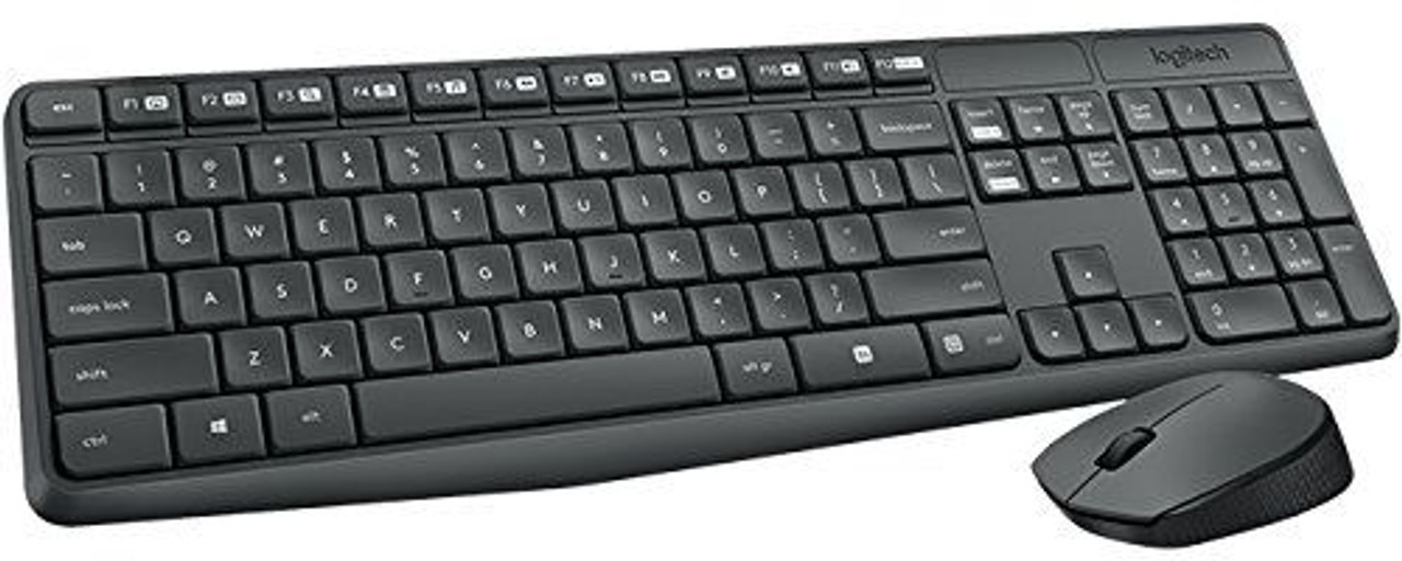 Logitech MK235 Keyboard Durable Simple Wireless